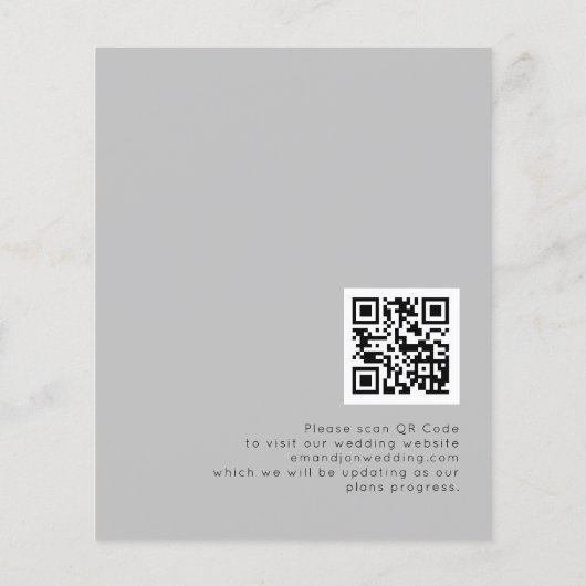 Papier Budget Rien De Fancy Just Love QR Code Enregistrer (Dos)