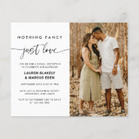 BUDGET Rien De fantaisie Juste Amour Mariage Elope