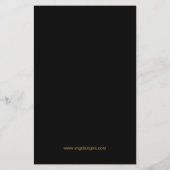 Papier Budget Roaring 20 flapper girl gangster Invitation (Dos)