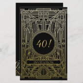 Papier Budget Roaring 20s art Grande (Devant / Derrière)