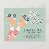Papier Budget Roller Skating Girls Anniversaire (Devant)