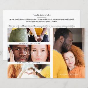 Papier Budget Romantique 4 Mariage engagé Photos Collage