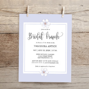 Papier Budget Romantique Floral Lilac Petit déjeuner de