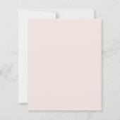 Papier Budget Rosary Bow First Holy Communion Invitation (Dos)