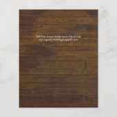 Papier BUDGET Rose Blanche Verdure Or Wedding (Dos)