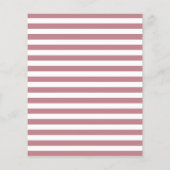 Papier Budget Rose Croix Fille Première Communion (Dos)