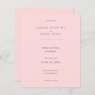 Papier Budget rose G minimaliste Mood 2V2 Enregistrer la