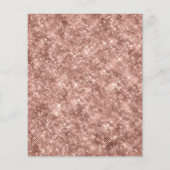 Papier Budget Rose Gold Disco Ball 40e anniversaire Invit (Dos)