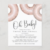 Papier Budget Rose Gold Donuts Virtual Baby Sprinkl (Devant)