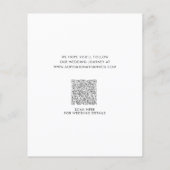 Papier Budget Rose Gold Foil Boho Floral Enregistrer la d (Dos)