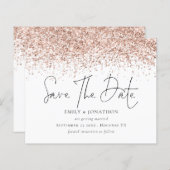 Papier Budget Rose Gold Parties scintillant Mariage Enreg (Devant / Derrière)