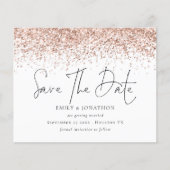 Papier Budget Rose Gold Parties scintillant Mariage Enreg (Devant)