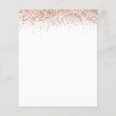 Papier Budget Rose Gold Parties scintillant N'importe que (Dos)