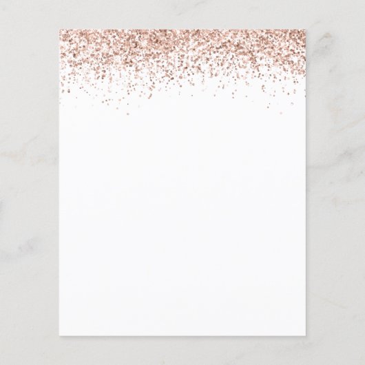 Papier Budget Rose Gold Parties scintillant N'importe que (Dos)