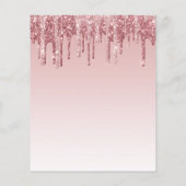 Papier Budget Rose Gold Parties scintillant N'importe que (Dos)