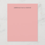 Papier BUDGET Rose Gold Sage Eucalyptus Invitations de ve (Dos)