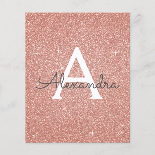 Papier Budget Rose Or Blush Parties scintillant rose doux (Devant)