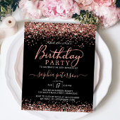 Papier Budget Rose Or N'importe quel âge Noir Anniversair