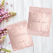 Papier BUDGET rose or parties scintillant gouttes rose me