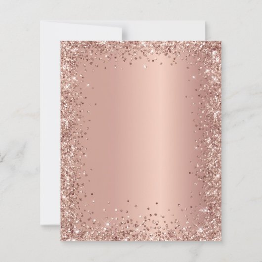 Papier Budget Rose Parties scintillant d'or 50e anniversa (Dos)