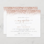 Papier Budget Rose Parties scintillant or n'importe quel (Devant / Derrière)