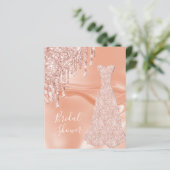 Papier BUDGET rose parties scintillant or nuptiale  nupti (Debout devant)