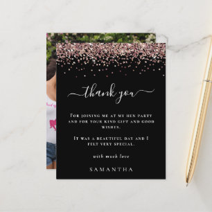 Papier Budget Rose Parties scintillant photo Hen Party Bl