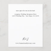 Papier Budget Rose & Pêche Floral & Verdure Détails (Dos)