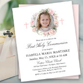 Papier Budget Rose Rose Fleur Photo Première Sainte Commu