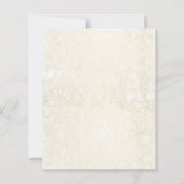 Papier Budget Rose rouge florale 40e anniversaire Invitat (Dos)