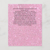 Papier Budget RSVP AGATE PARTIES SCINTILLANT (Dos)