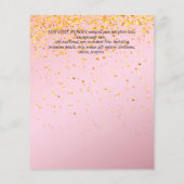 Papier Budget RSVP AGATE PARTIES SCINTILLANT (Dos)