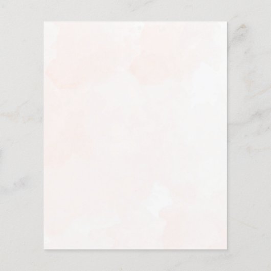 Papier Budget Russe Aquarelle Eucalyptus Mariage vert (Dos)