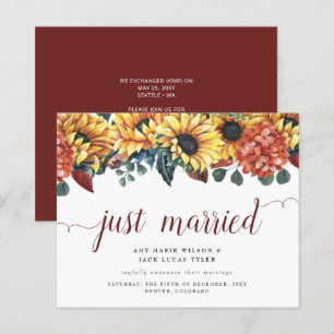 Papier Budget Russe Mariage tournesol Faire-part