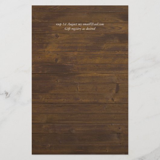 Papier BUDGET Russe Tournesol Boots Mariage Inv. (Dos)