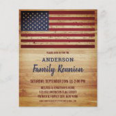 Papier Budget Russe USA Drapeau Patriotique Famille Réuni (Devant)