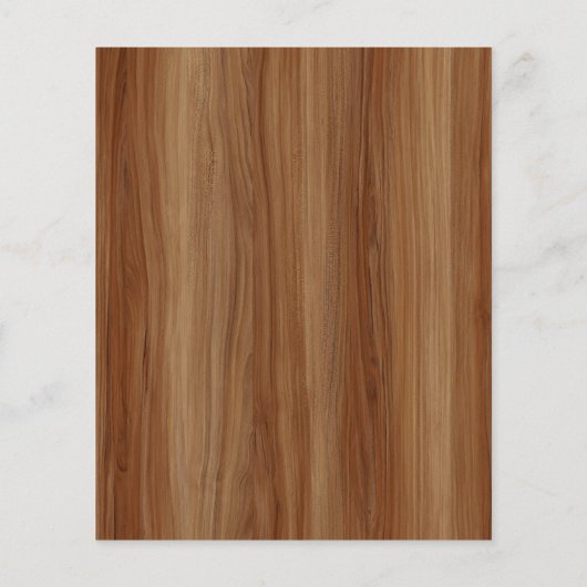 Papier Budget Rustic Automne Faire-part de mariage (Dos)