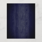 Papier Budget Rustic Bois Floral Faire-part de mariage (Dos)