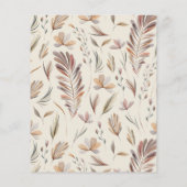 Papier Budget Rustic Botanical Greenery Mariage Invitatio (Dos)