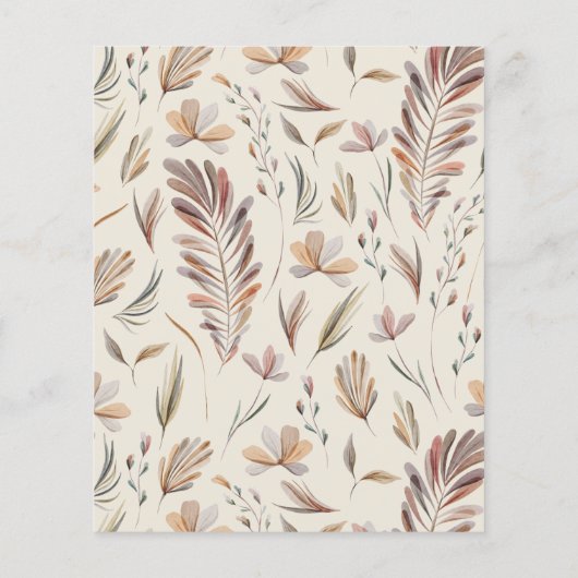 Papier Budget Rustic Botanical Greenery Mariage Invitatio (Dos)