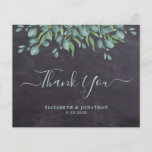 Papier Budget Rustic Chalkboard Foliing Mariage Merci<br><div class="desc">Envoyer des notes de remerciement à vos amis et à votre famille de votre mariage avec ces écharpes rustiques à la verdure d'eucalyptus, des cartes de remerciement modernes. Customisez ces cartes de remerciement mariage avec votre message personnel. Ces cartes de remerciement uniques de mariage verdoyant feront une impression durable, vos...</div>