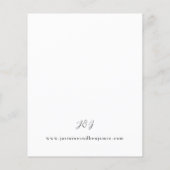 Papier Budget Rustic Earth & Champagne Florals Mariage (Dos)