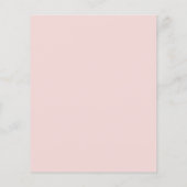 Papier Budget Rustic Earth-tone Boho Fête des mariées (Dos)