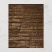 Papier Budget Rustic Farmhouse Mariage de voyants (Dos)