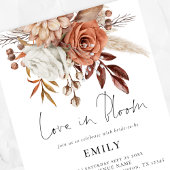 Papier Budget Rustic Florals Amour dans la Fête des marié