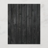 Papier BUDGET Rustic Mason Jar Invitation à la douche nup (Dos)