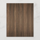 Papier Budget Rustic Mason Jar Invitation de la nuptiale (Dos)