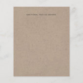 Papier BUDGET Rustic Mountain Lake Forêt Mariage Invitati (Dos)