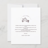Papier Budget Rustic Mountains Landscape Romantic Photo (Dos)
