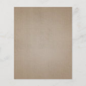 Papier Budget Rustic Oak Tree nuptiale douche Invitation (Dos)